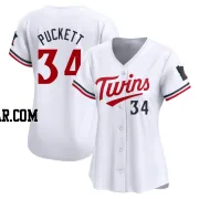 Kirby Puckett Women's Minnesota Twins White Limited Home Jersey