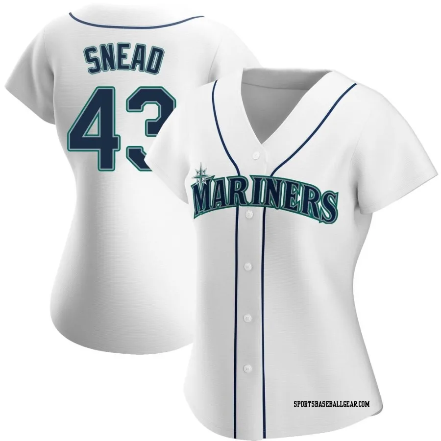 Kirby Snead Women's Seattle Mariners White Authentic Home Jersey