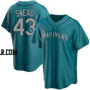 Kirby Snead Youth Seattle Mariners Aqua Replica Alternate Jersey