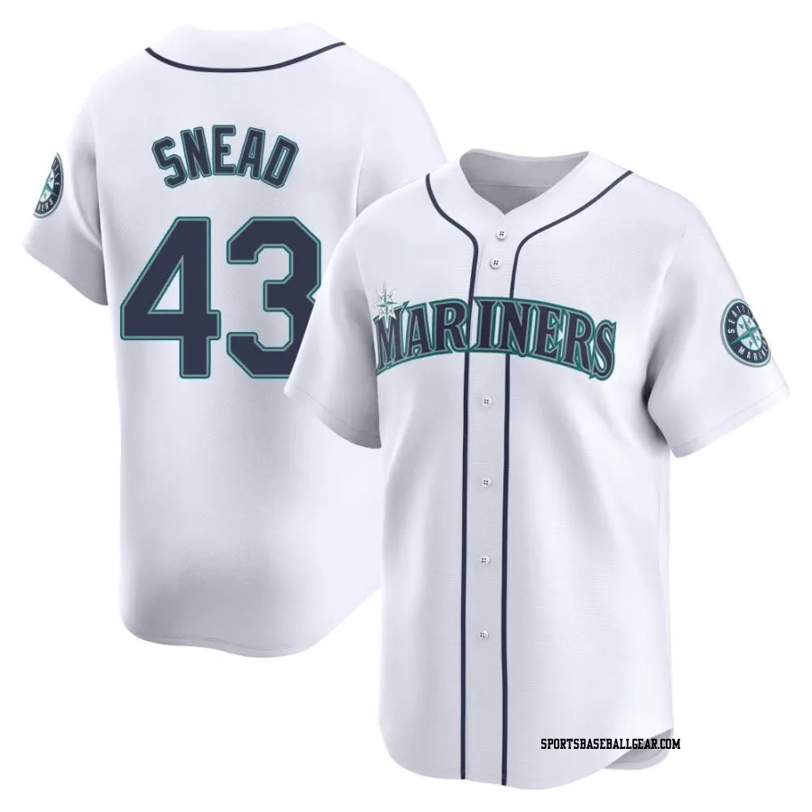 Kirby Snead Youth Seattle Mariners White Limited Home Jersey