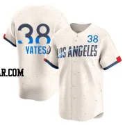 Kirby Yates Men's Los Angeles Dodgers Cream Limited 2024 City Connect Jersey