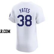 Kirby Yates Men's Los Angeles Dodgers White Elite Home Jersey
