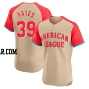 Kirby Yates Men's Texas Rangers Cream Elite American League 2024 All-Star Game Jersey