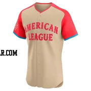 Kirby Yates Men's Texas Rangers Cream Elite American League 2024 All-Star Game Jersey