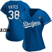 Kirby Yates Women's Los Angeles Dodgers Royal Authentic Alternate 2024 World Series Jersey