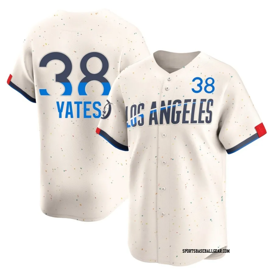 Kirby Yates Youth Los Angeles Dodgers Cream Limited 2024 City Connect Jersey