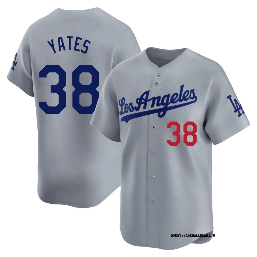 Kirby Yates Youth Los Angeles Dodgers Gray Limited Away Jersey
