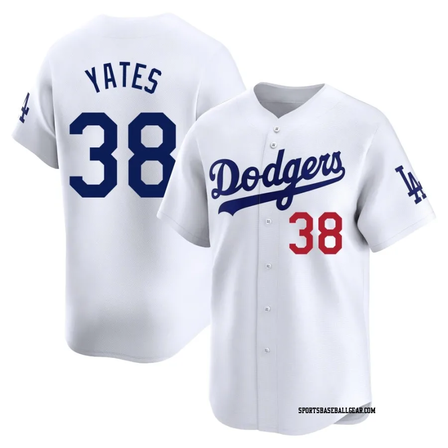 Kirby Yates Youth Los Angeles Dodgers White Limited Home Jersey