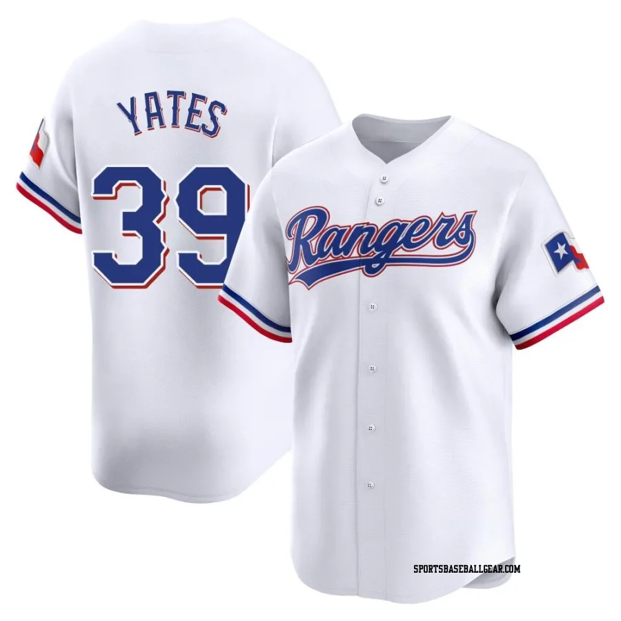 Kirby Yates Youth Texas Rangers White Limited Home Jersey