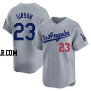 Kirk Gibson Men's Los Angeles Dodgers Gray Limited Away Jersey