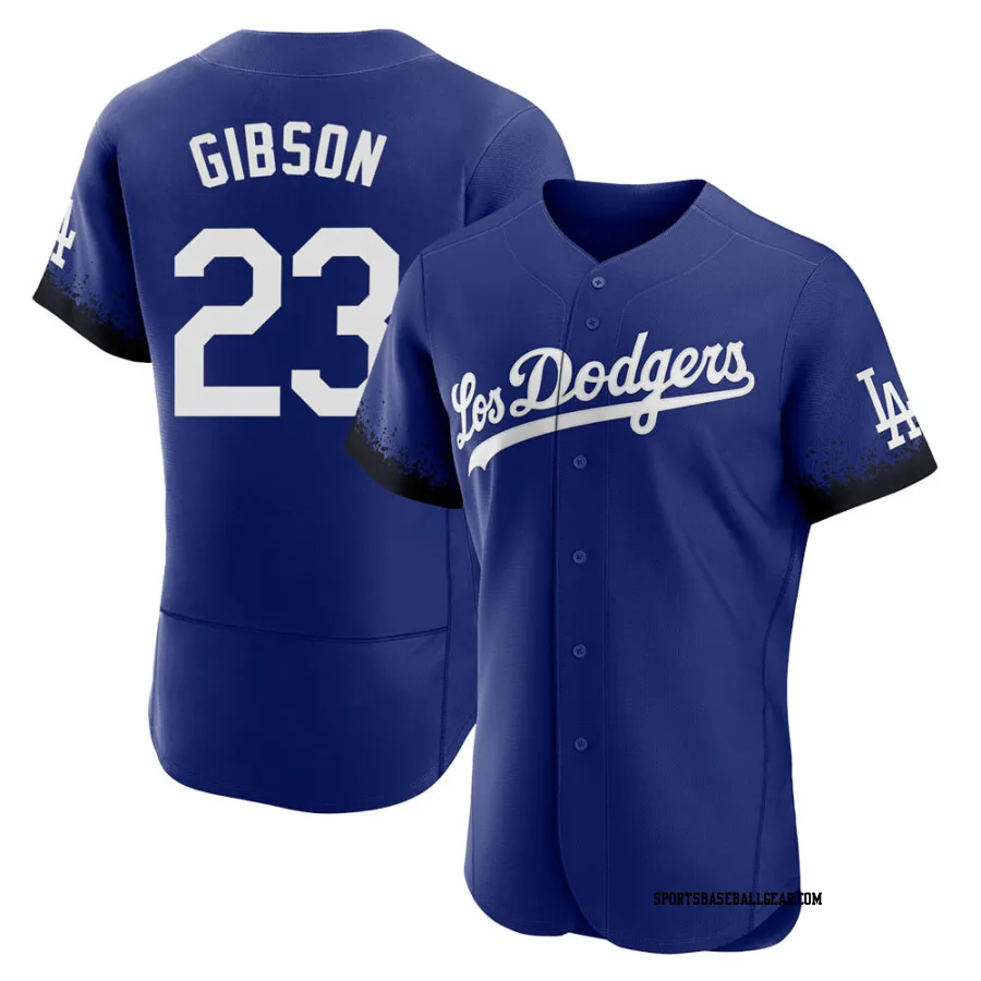 Kirk Gibson Men's Los Angeles Dodgers Royal Authentic 2021 City Connect Jersey