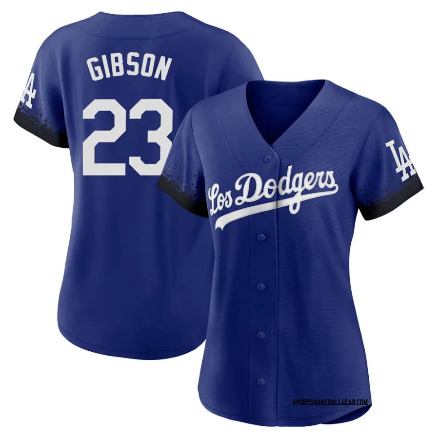 Kirk Gibson Women's Los Angeles Dodgers Royal Replica 2021 City Connect Jersey
