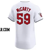 Kirk McCarty Men's Cleveland Guardians White Elite Home Jersey