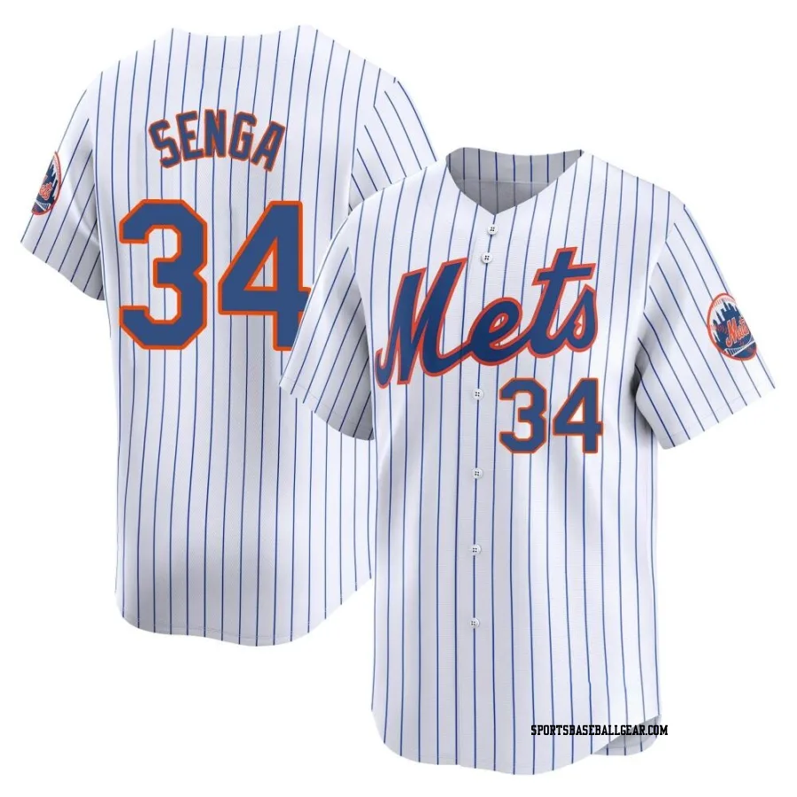 Kodai Senga Men's New York Mets White Limited Home Jersey