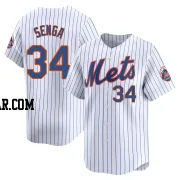 Kodai Senga Youth New York Mets White Limited Home Jersey
