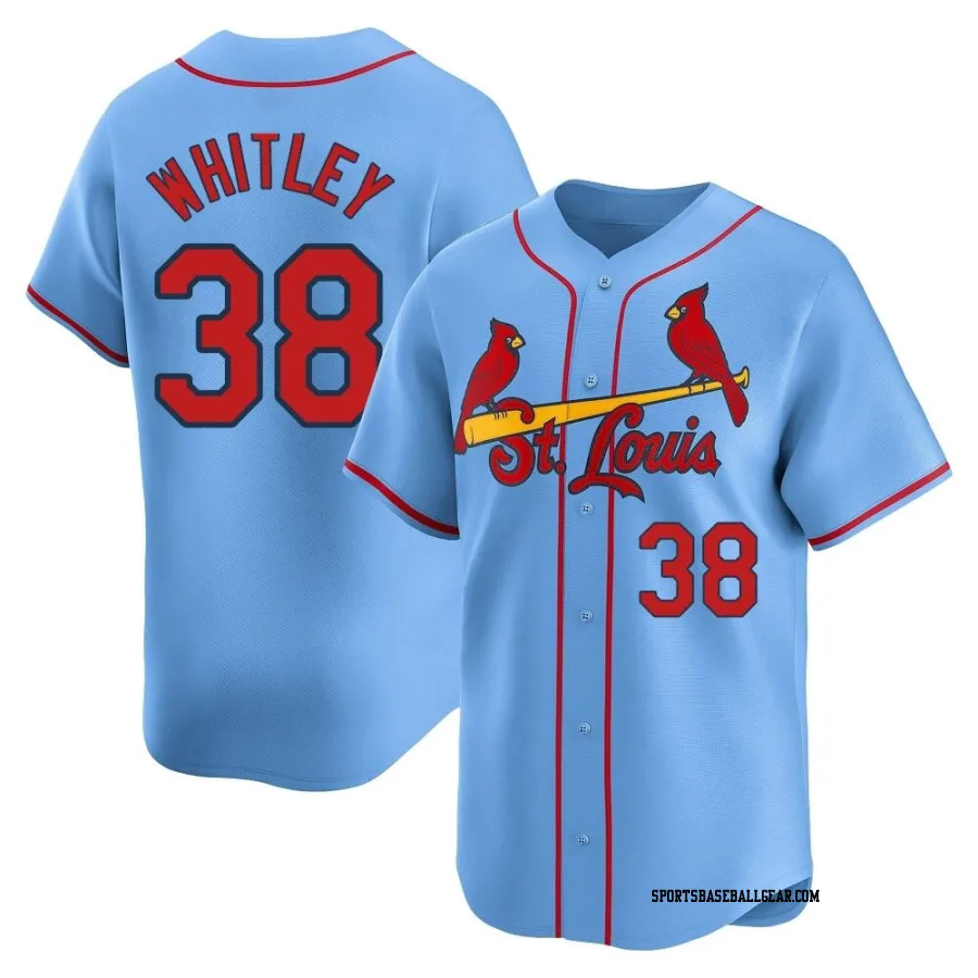 Kodi Whitley Youth St. Louis Cardinals Light Blue Limited Alternate Jersey