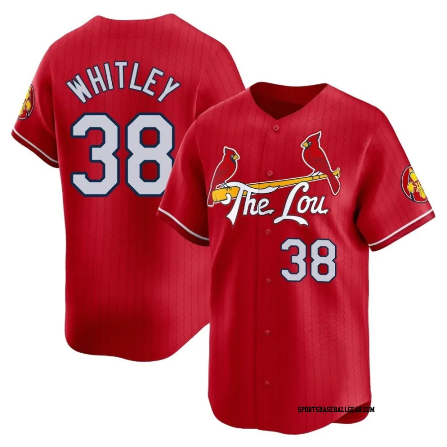 Kodi Whitley Youth St. Louis Cardinals Red Limited 2024 City Connect Jersey