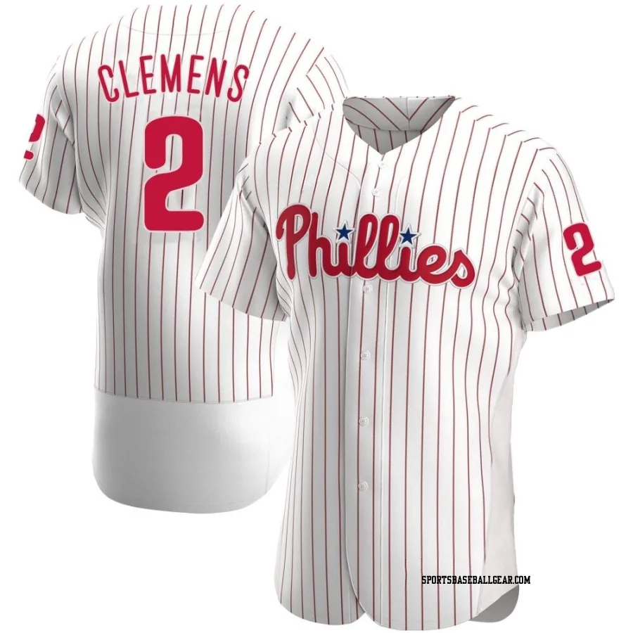 Kody Clemens Men's Philadelphia Phillies White Authentic Home Jersey
