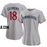 Kody Clemens Women's Minnesota Twins Gray Authentic Road Jersey