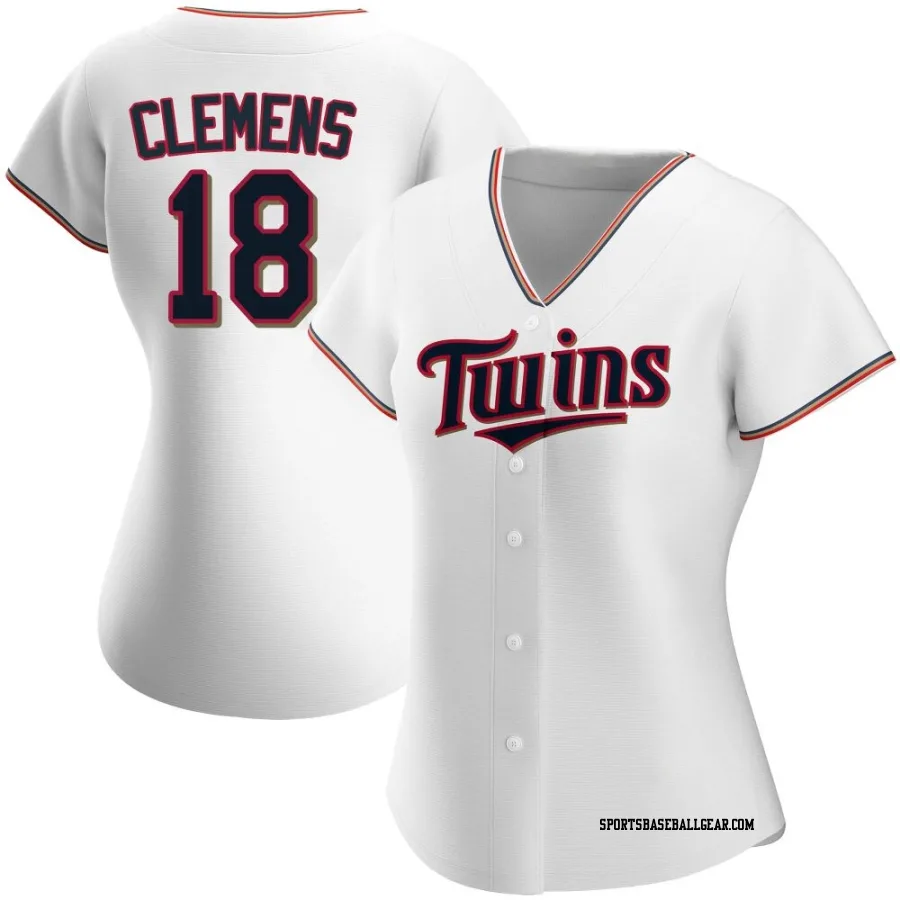 Kody Clemens Women's Minnesota Twins White Authentic Home Jersey