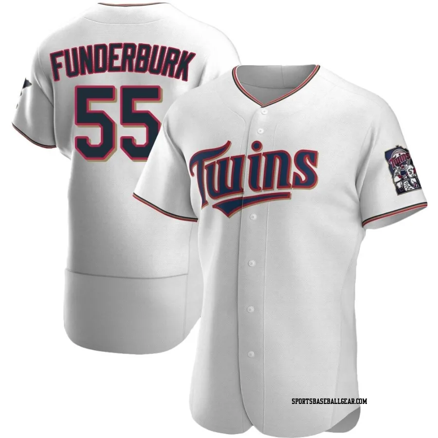 Kody Funderburk Men's Minnesota Twins White Authentic Home Jersey