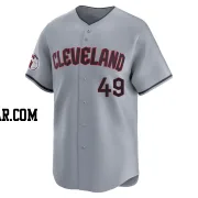 Kolby Allard Men's Cleveland Guardians Gray Limited Road Jersey