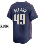 Kolby Allard Men's Cleveland Guardians Navy Limited 2024 City Connect Jersey