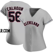 Kole Calhoun Women's Cleveland Guardians Gray Authentic Road Jersey