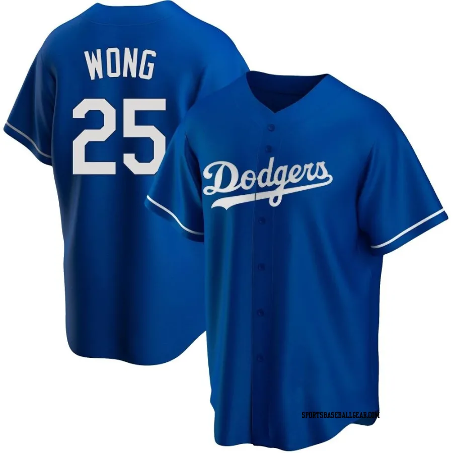 Kolten Wong Men's Los Angeles Dodgers Royal Replica Alternate Jersey