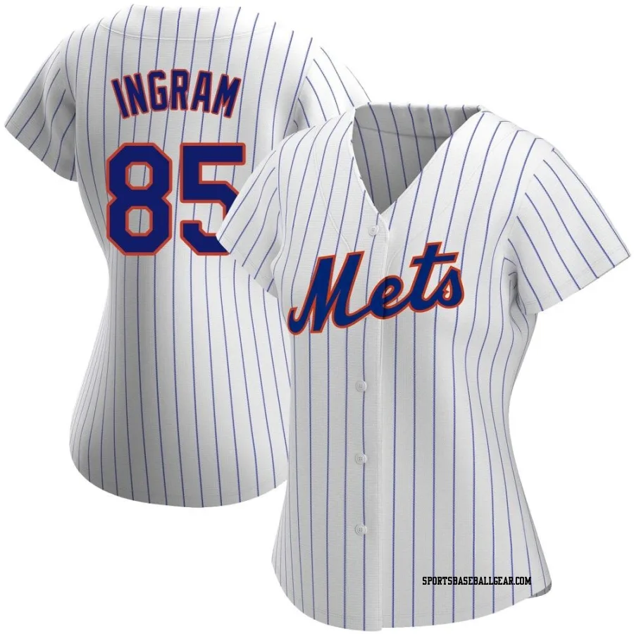 Kolton Ingram Women's New York Mets White Authentic Home Jersey