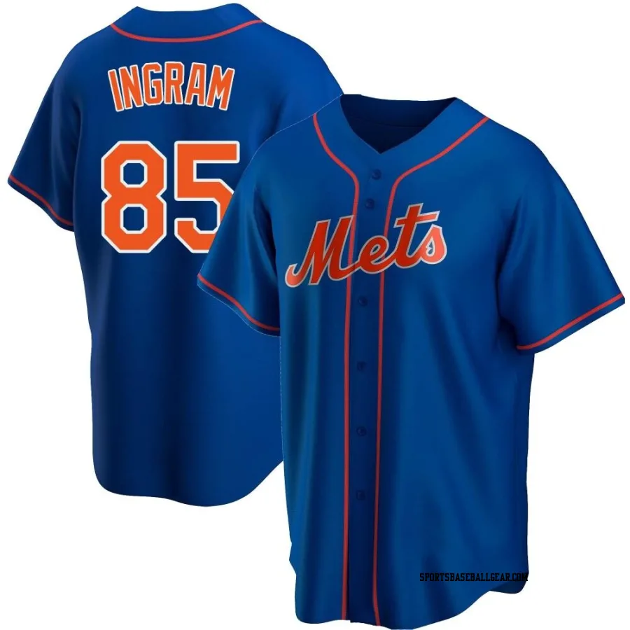 Kolton Ingram Youth New York Mets Royal Replica Alternate Jersey