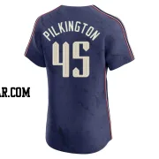 Konnor Pilkington Men's Cleveland Guardians Navy Elite 2024 City Connect Jersey