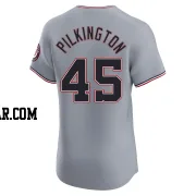 Konnor Pilkington Men's Washington Nationals Gray Elite Road Jersey