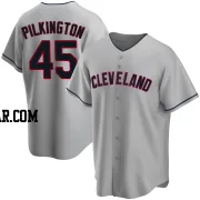Konnor Pilkington Youth Cleveland Guardians Gray Replica Road Jersey