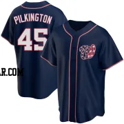 Konnor Pilkington Youth Washington Nationals Navy Replica Alternate Team Jersey
