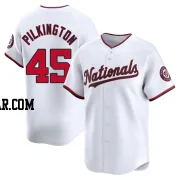 Konnor Pilkington Youth Washington Nationals White Limited Home Jersey