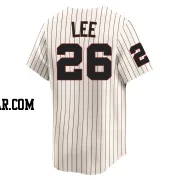 Korey Lee Men's Chicago White Sox Cream Limited Throwback Cooperstown Jersey