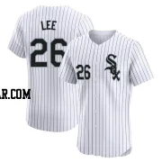 Korey Lee Men's Chicago White Sox White Elite Home Jersey