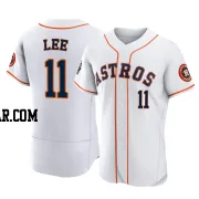 Korey Lee Men's Houston Astros White Authentic 2022 World Series Home Jersey