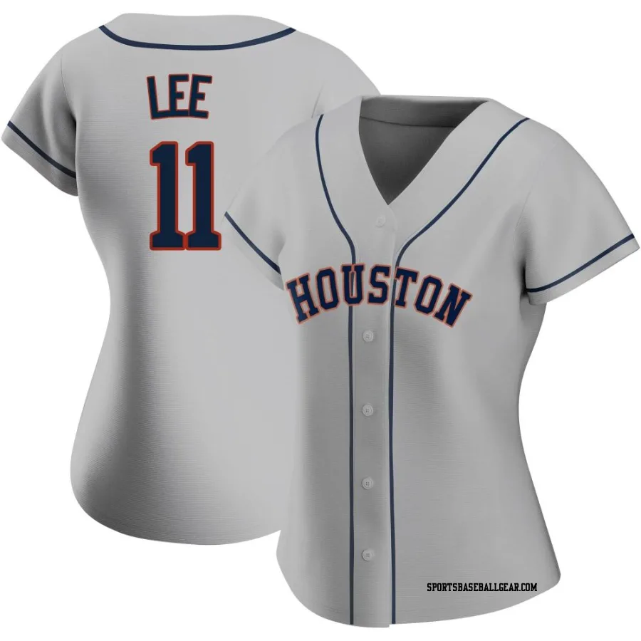 Korey Lee Women's Houston Astros Gray Replica Road 2020 Jersey