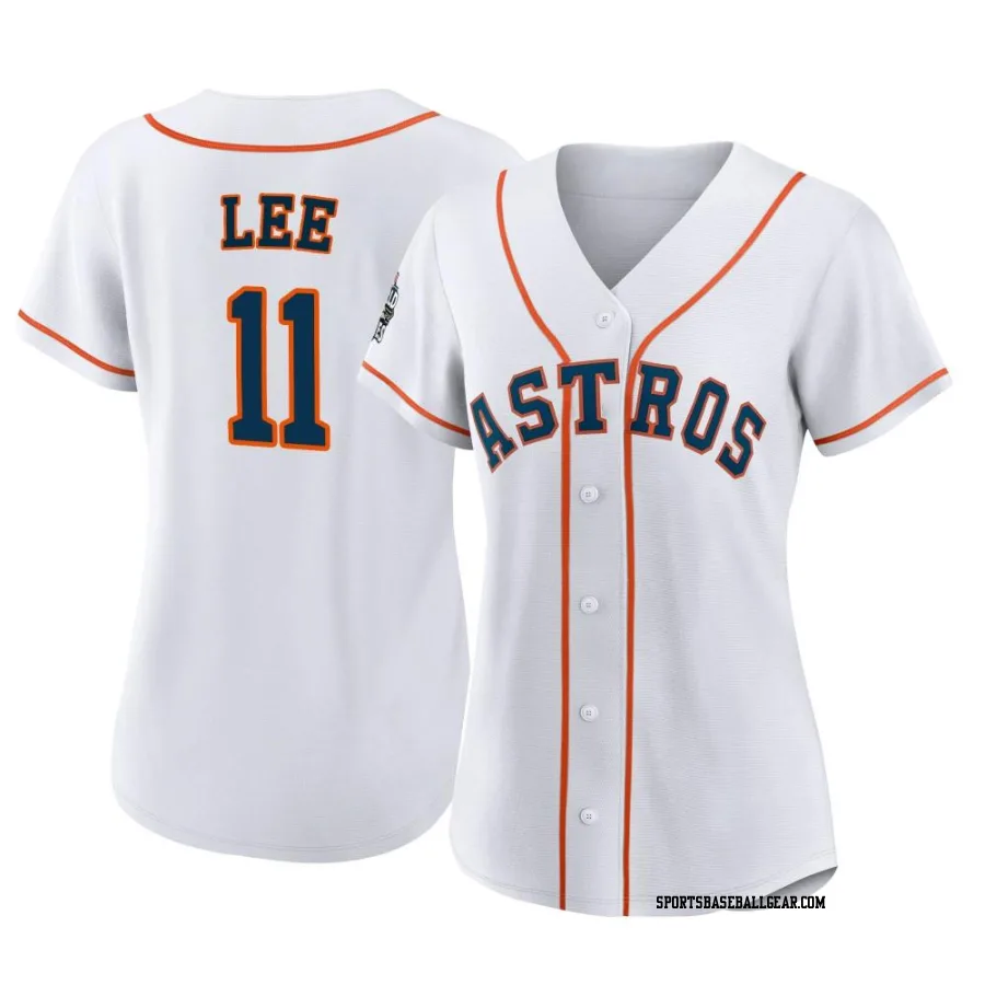Korey Lee Women's Houston Astros White Replica 2022 World Series Home Jersey