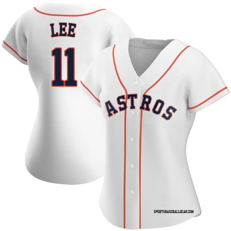 Korey Lee Women's Houston Astros White Replica Home Jersey