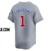 Kosuke Fukudome Men's Chicago Cubs Gray Limited Road Jersey