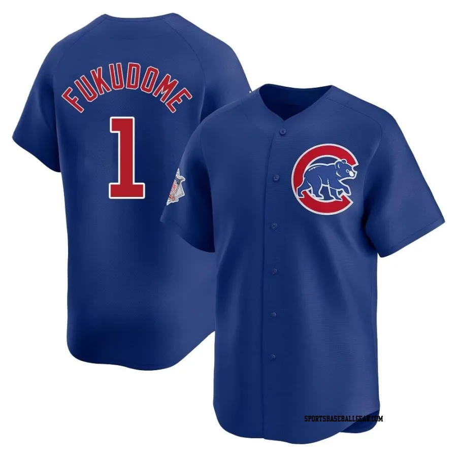 Kosuke Fukudome Men's Chicago Cubs Royal Limited Alternate Jersey