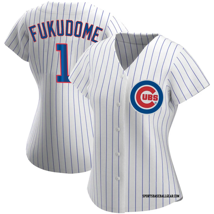 Kosuke Fukudome Women's Chicago Cubs White Authentic Home Jersey