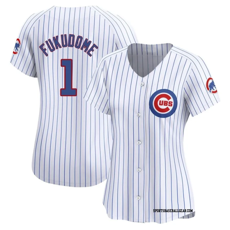 Kosuke Fukudome Women's Chicago Cubs White Limited Home Jersey