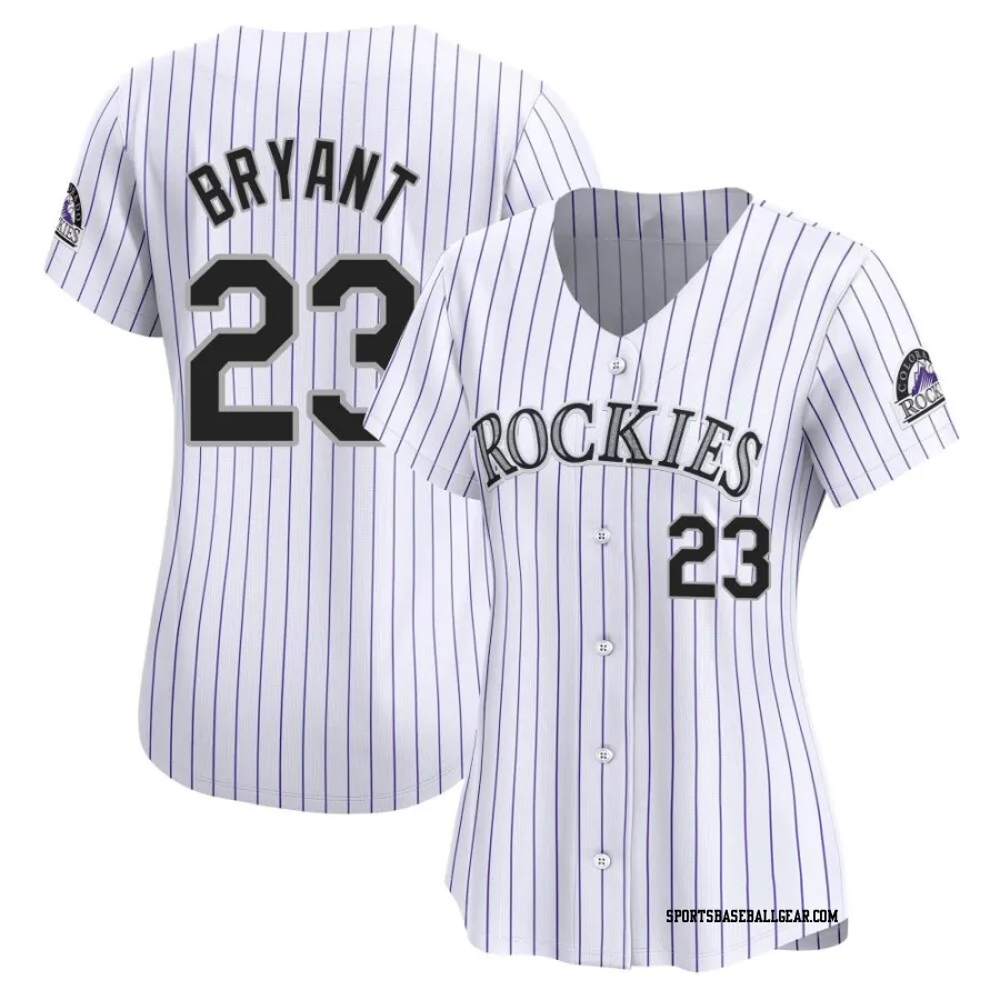 Kris Bryant Women's Colorado Rockies White Limited Home Jersey
