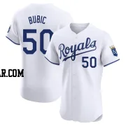 Kris Bubic Men's Kansas City Royals White Elite Home Jersey