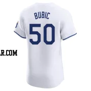 Kris Bubic Men's Kansas City Royals White Elite Home Jersey