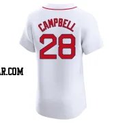 Kristian Campbell Men's Boston Red Sox White Elite Home Jersey